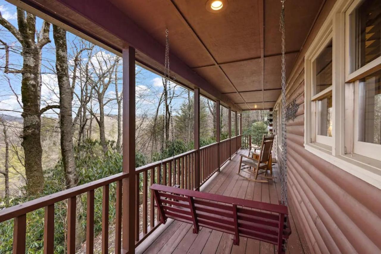 Log Cabin On Peaceful River بيوينغ روك المظهر الخارجي الصورة