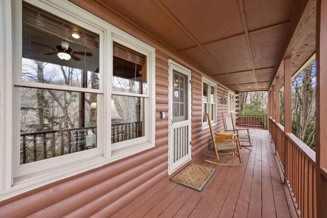 Log Cabin On Peaceful River بيوينغ روك المظهر الخارجي الصورة